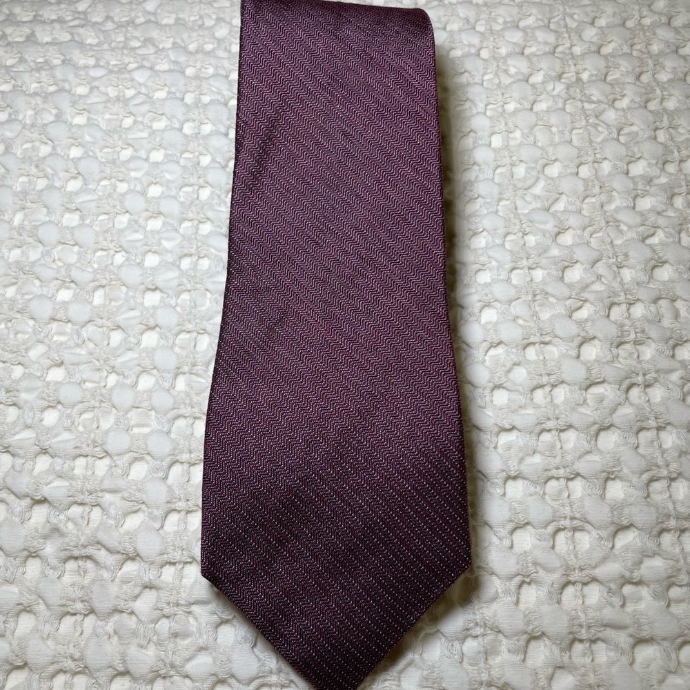 Calvin Klein Rich Burgundy Men's Tie
